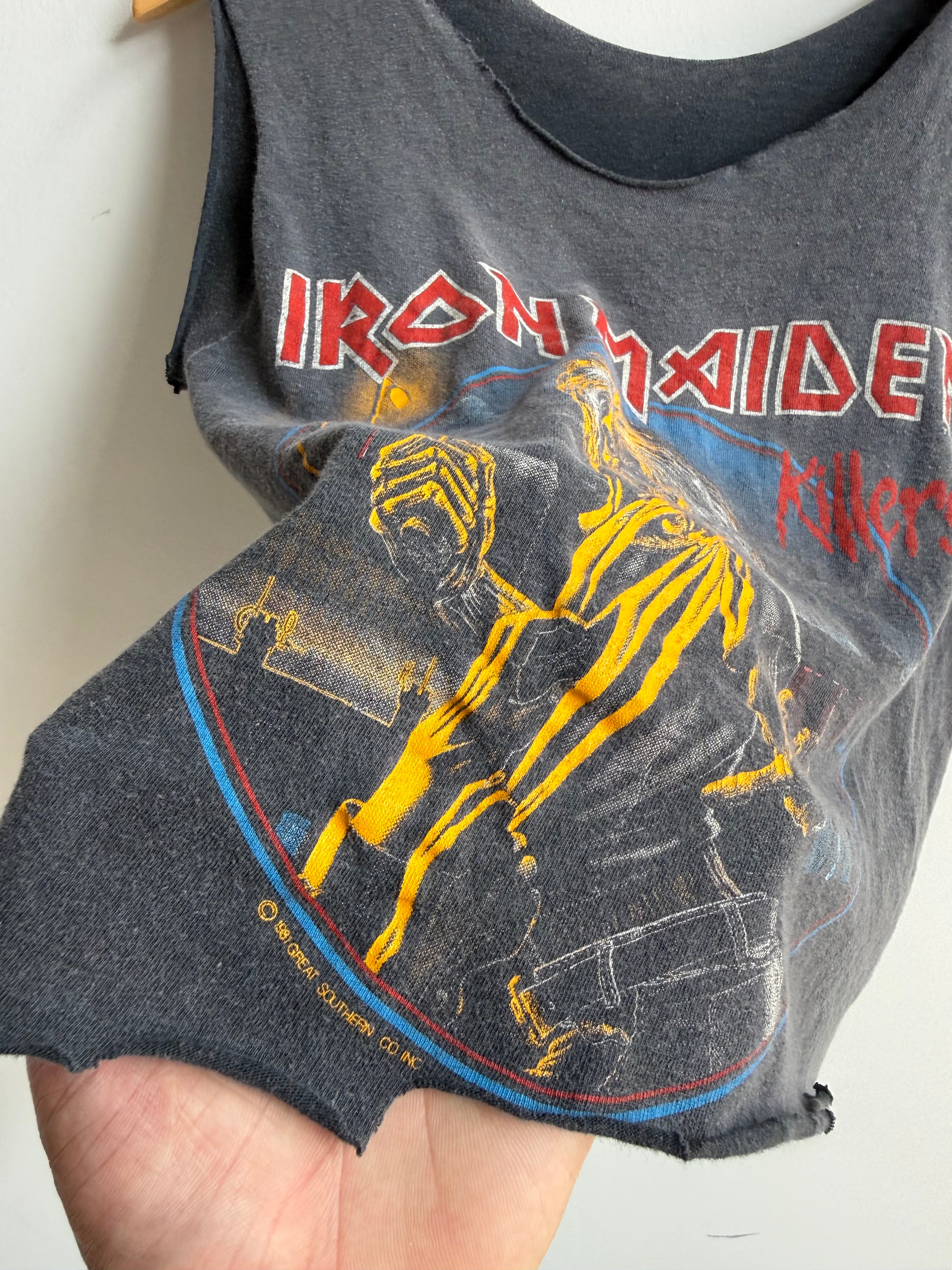 (S) Iron Maiden Killers Cutoff Tee