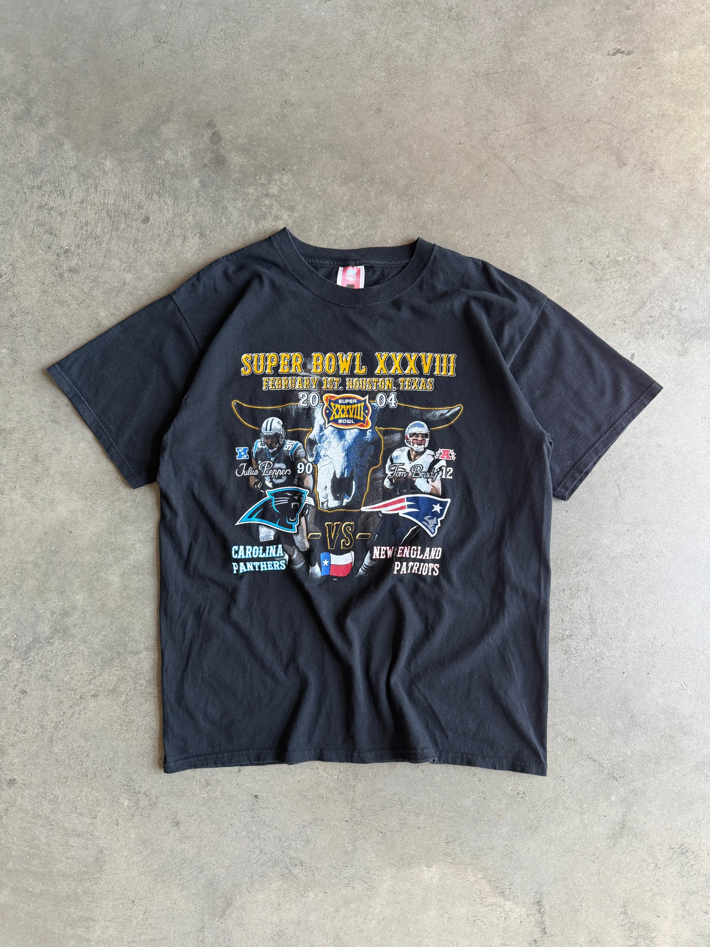 (XL) Super Bowl XXXVIII Tee
