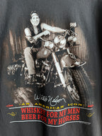 (L) Willie Nelson Harley Tee