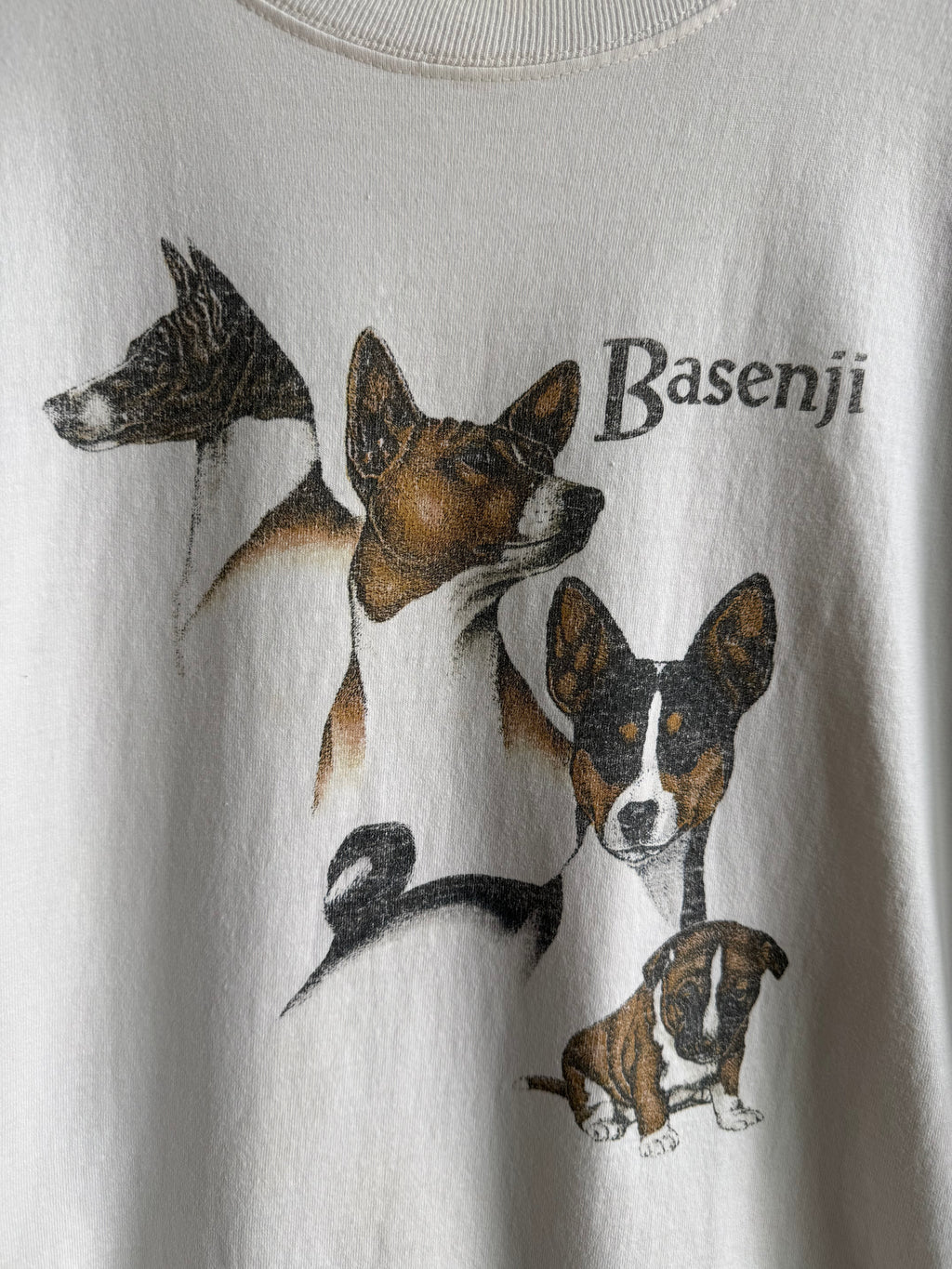 (L) Basenji Dog Tee