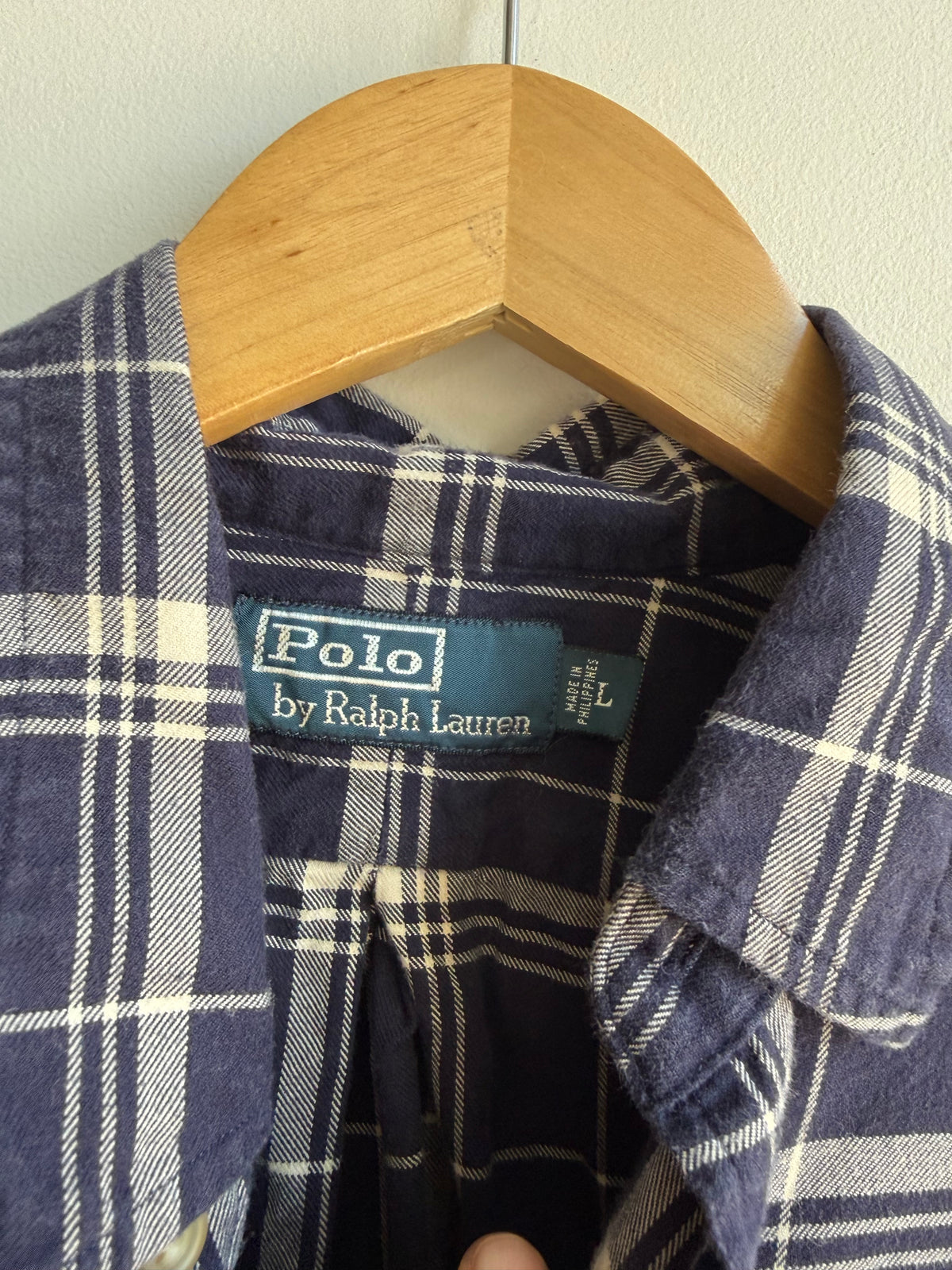 (L) Polo Ralph Lauren Flannel Shirt