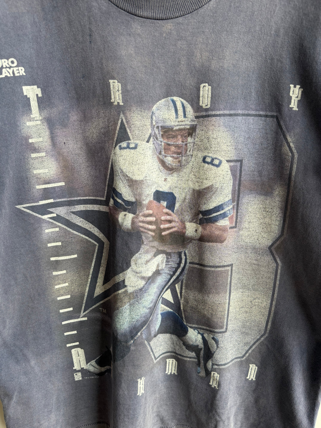 (L) Troy Aikman Dallas Cowboys Tee