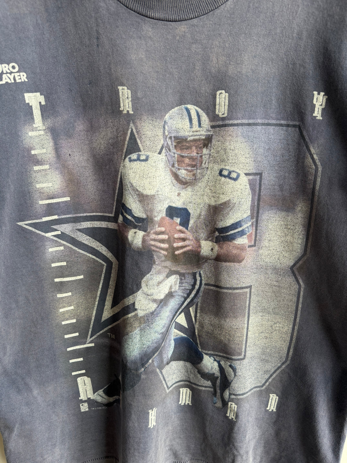 (L) Troy Aikman Dallas Cowboys Tee