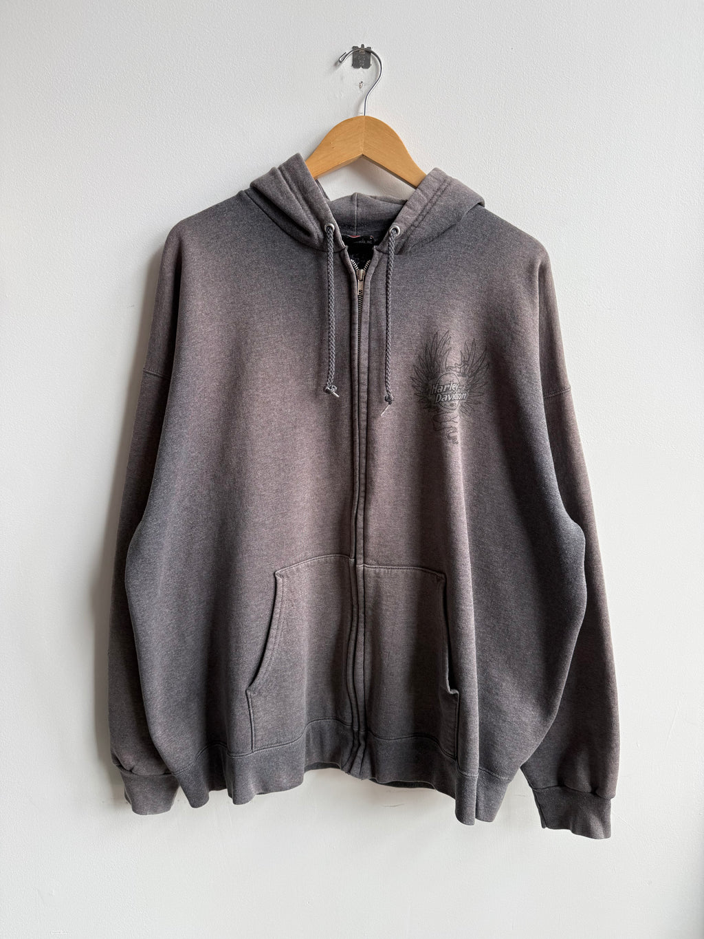 (XXL) Harley Davidson Chicago Zip Up Hoodie