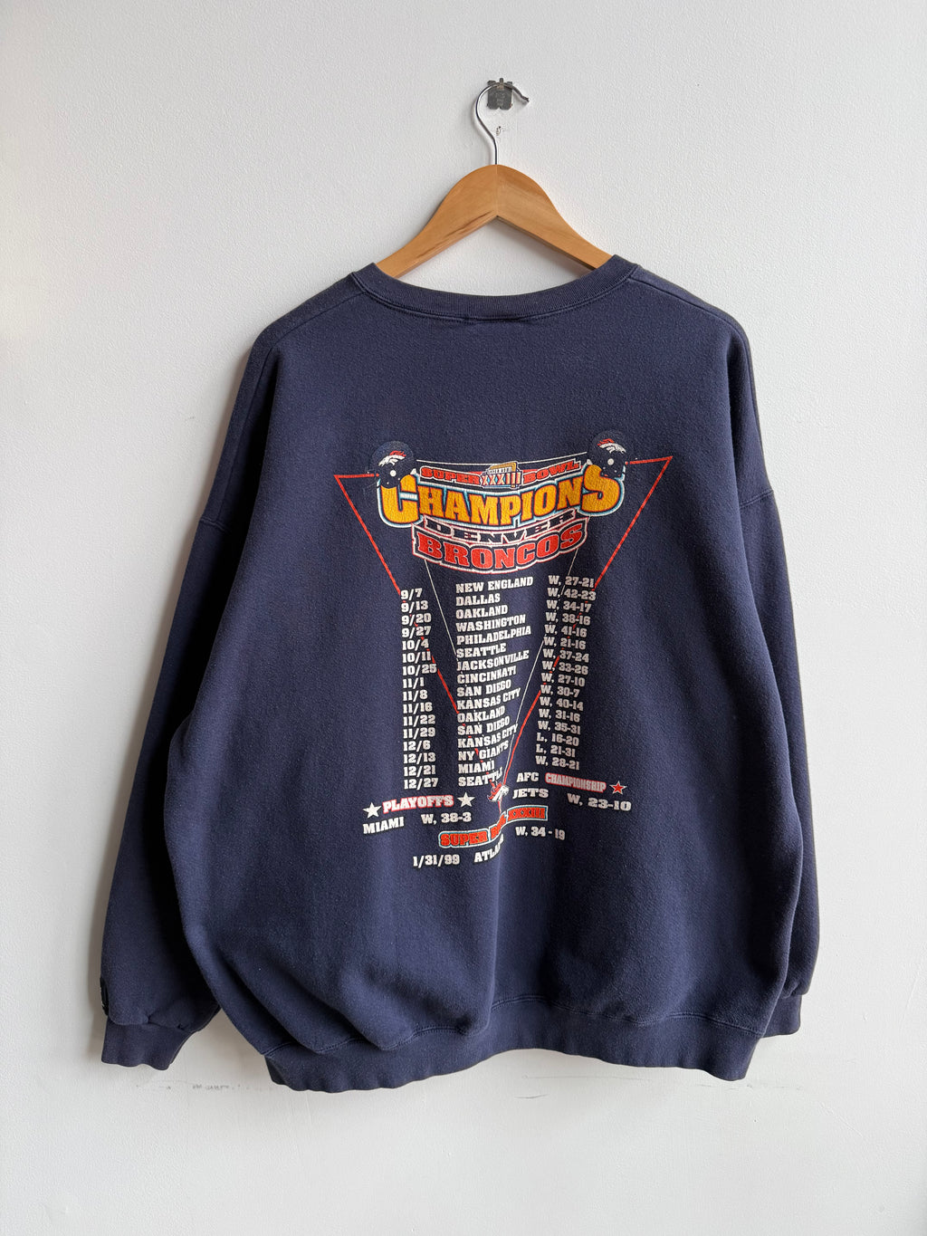 (XXL) Denver Broncos Crew