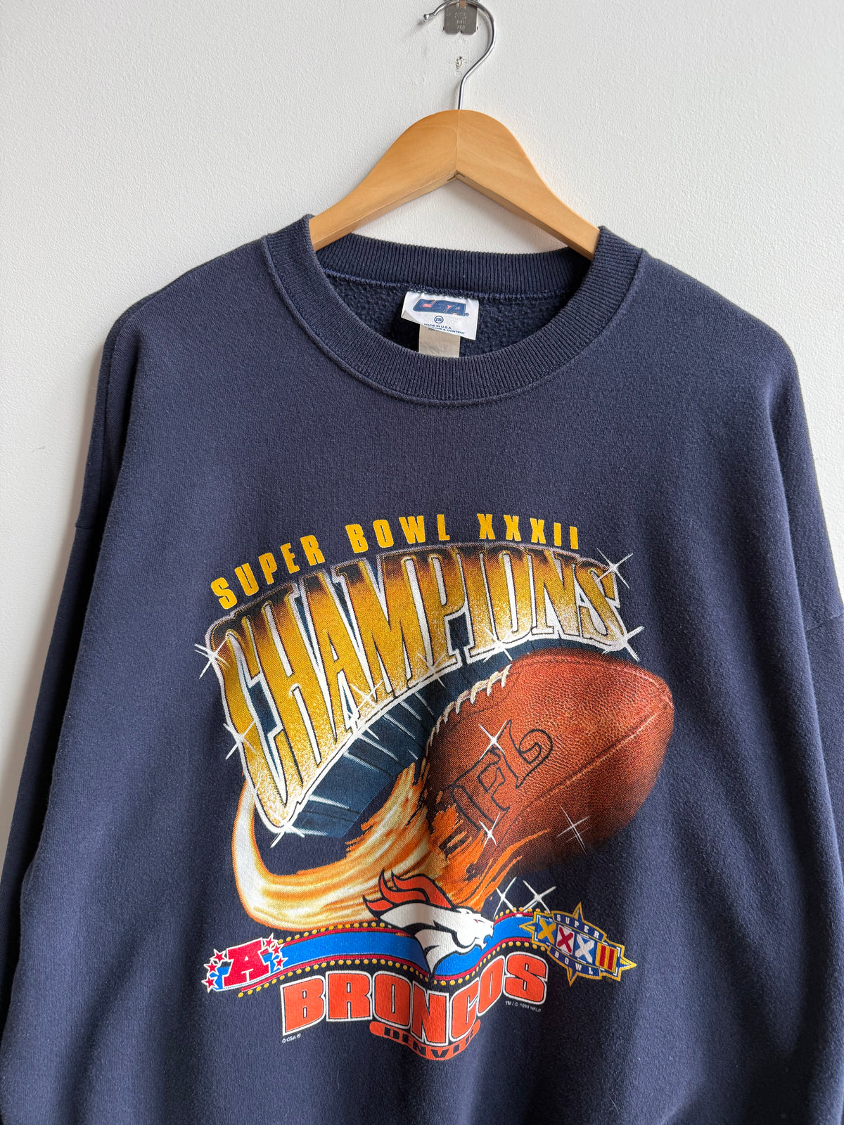 (XXL) Denver Broncos Crew