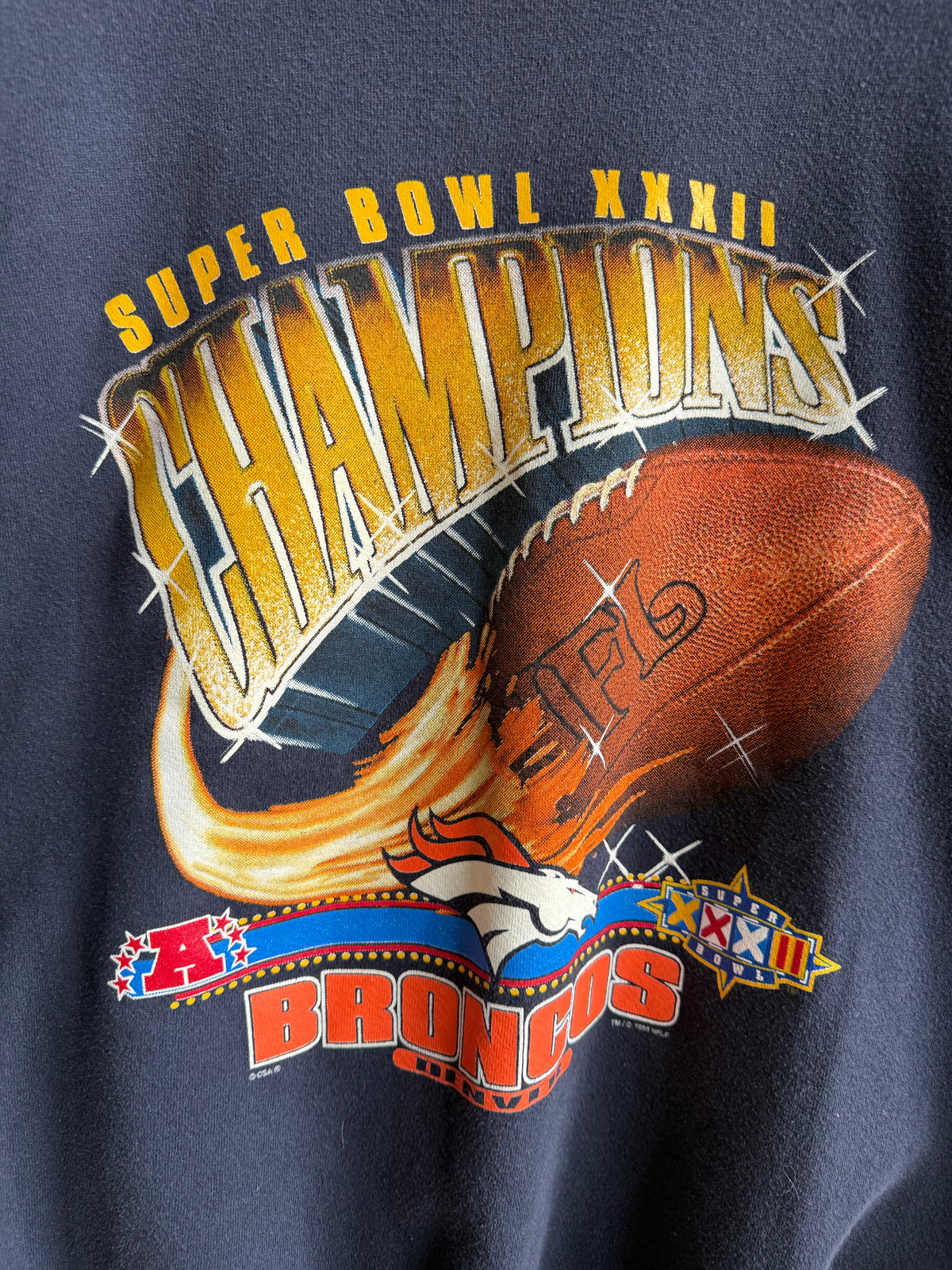 (XXL) Denver Broncos Crew