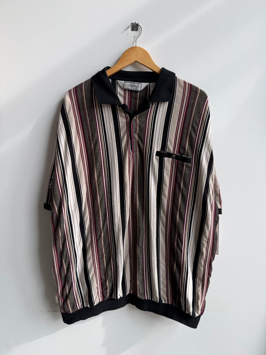 (XXL) Palmland Striped Polo Shirt