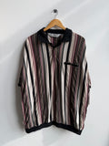 (XXL) Palmland Striped Polo Shirt
