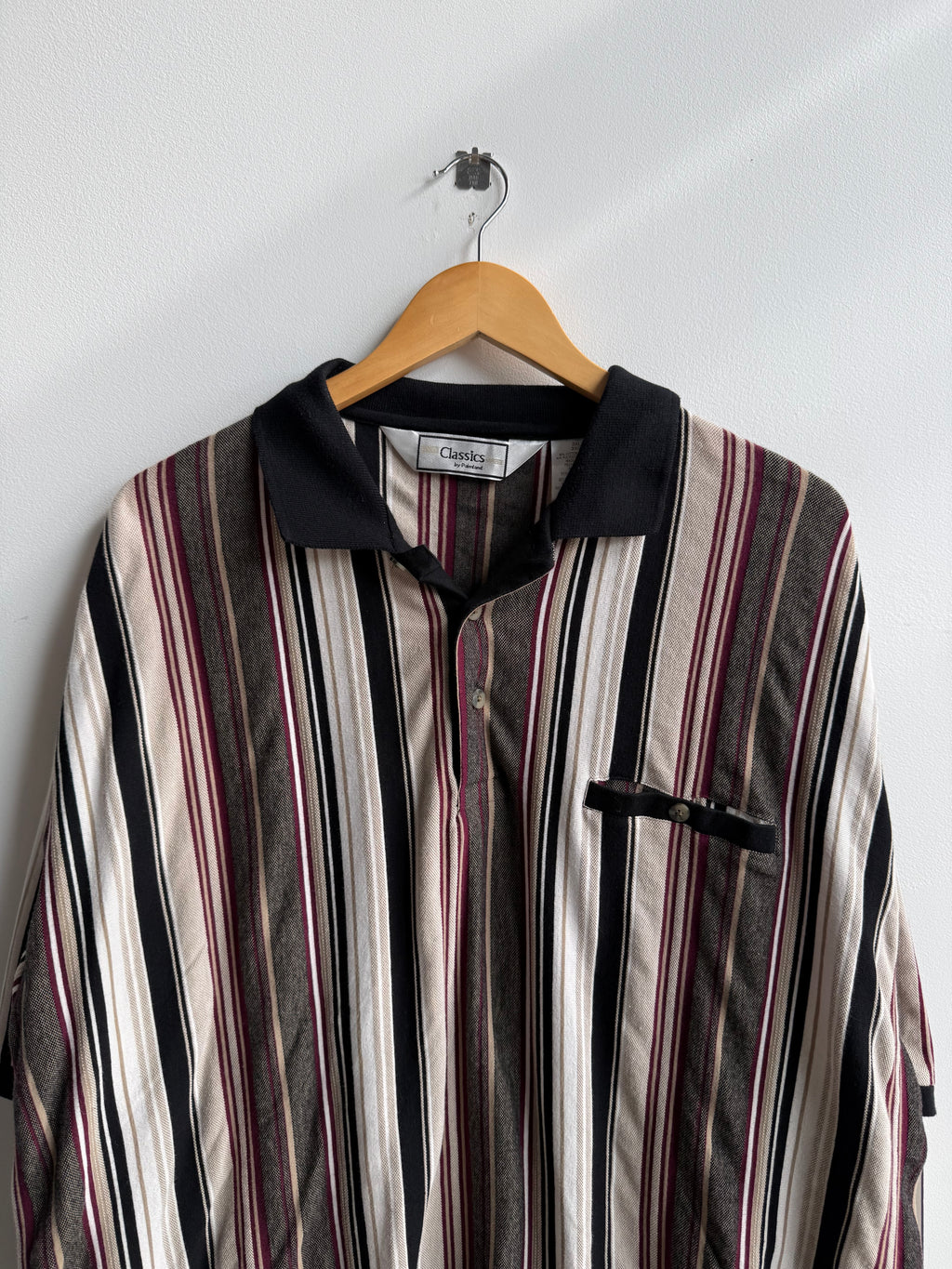 (XXL) Palmland Striped Polo Shirt