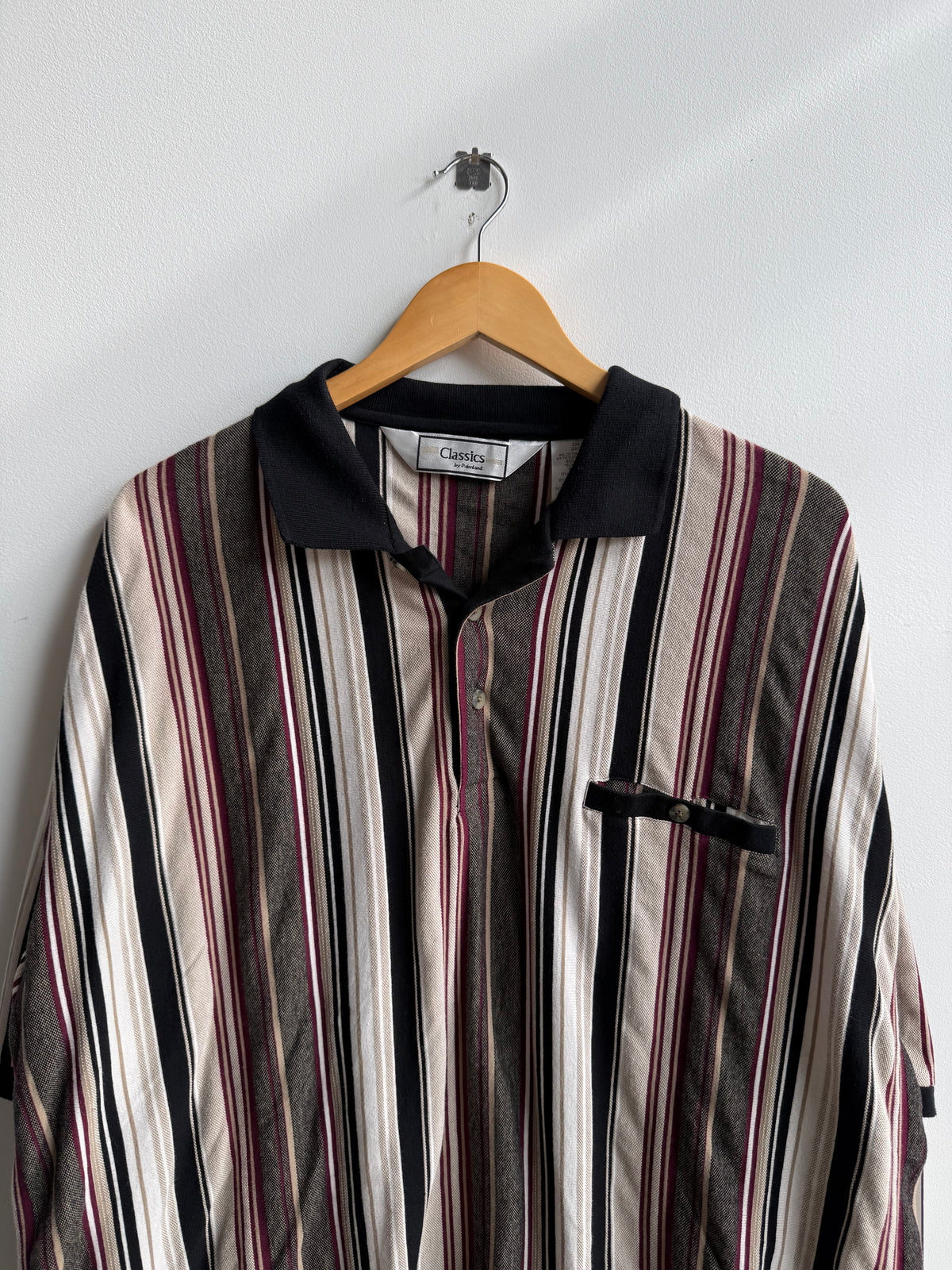(XXL) Palmland Striped Polo Shirt